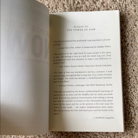 The Power of Now by Eckhart Tolle book brand new - Picture 4 of 4